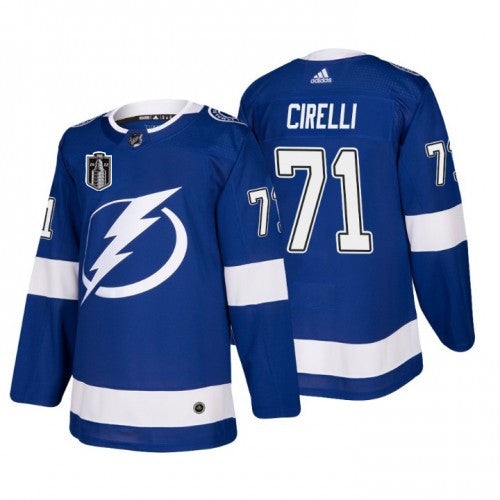 Anthony Cirelli Tampa Bay Lightning blue jersey