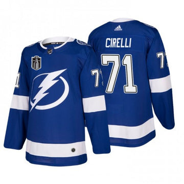 Anthony Cirelli Tampa Bay Lightning blue jersey