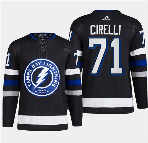 Anthony Cirelli Tampa Bay Lightning black Alternate jersey