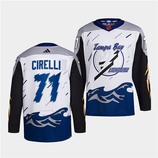 Anthony Cirelli Tampa Bay Lightning white Reverse Retro jersey