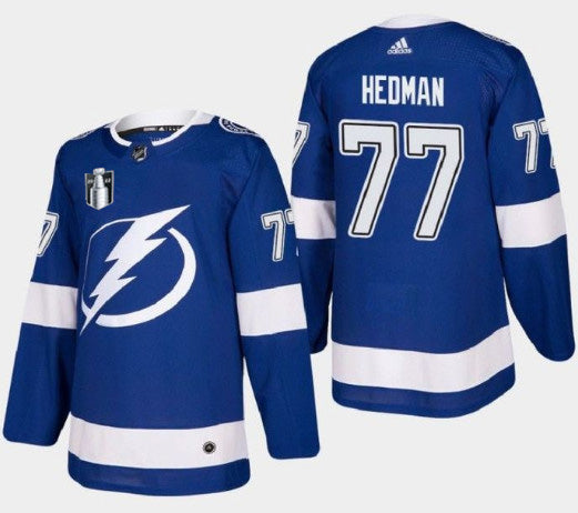 Victor Hedman Tampa Bay Lightning blue jersey