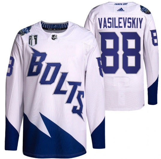 Andrei Vasilevskiy Tampa Bay Lightning white jersey