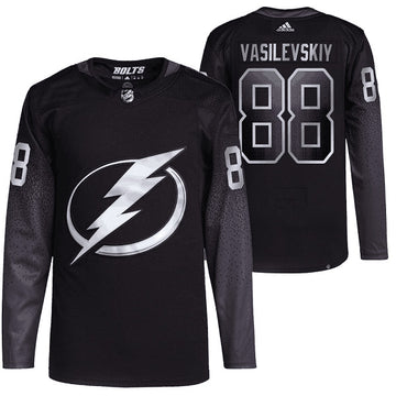 Andrei Vasilevskiy Tampa Bay Lightning black jersey