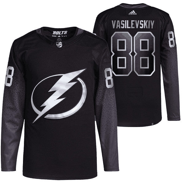 Andrei Vasilevskiy Tampa Bay Lightning black jersey