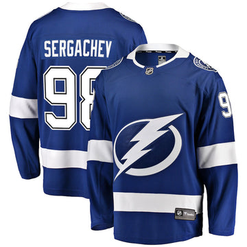 Mikhail Sergachev Tampa Bay Lightning blue Home jersey