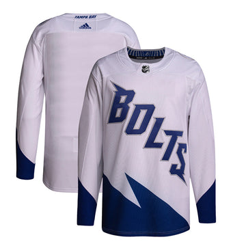 Custom Tampa Bay Lightning white Stadium Series jersey