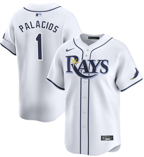 Richie Palacios Tampa Bay Rays white Home jersey