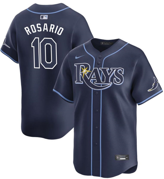 Amed Rosario Tampa Bay Rays navy Away jersey