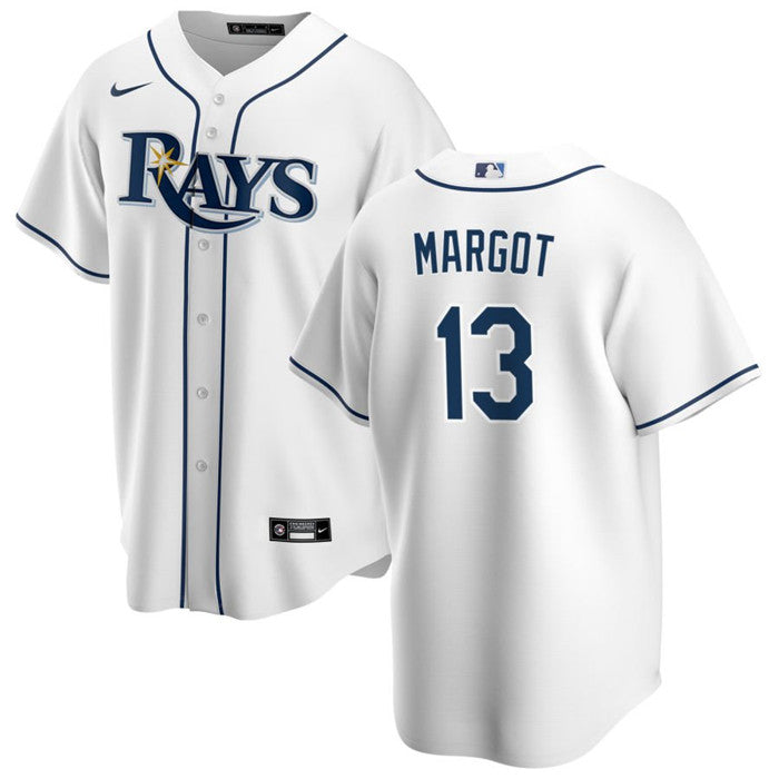 Manuel Margot Tampa Bay Rays white jersey