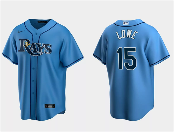 Josh Lowe Tampa Bay Rays blue jersey