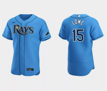 Josh Lowe Tampa Bay Rays blue jersey