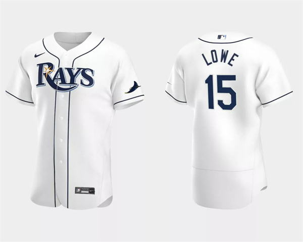 Josh Lowe Tampa Bay Rays white jersey