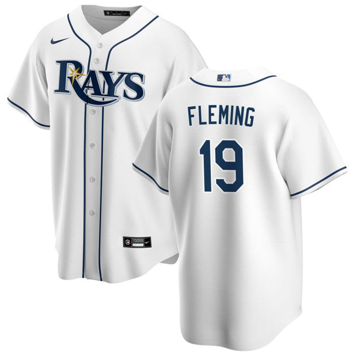 Josh Fleming Tampa Bay Rays white jersey