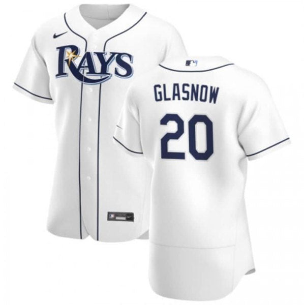 Tyler Glasnow Tampa Bay Rays white jersey