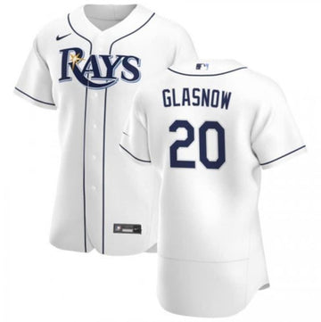 Tyler Glasnow Tampa Bay Rays white jersey