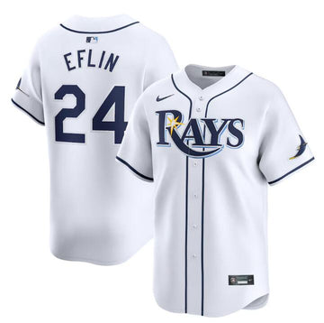 Zach Eflin Tampa Bay Rays white Home jersey