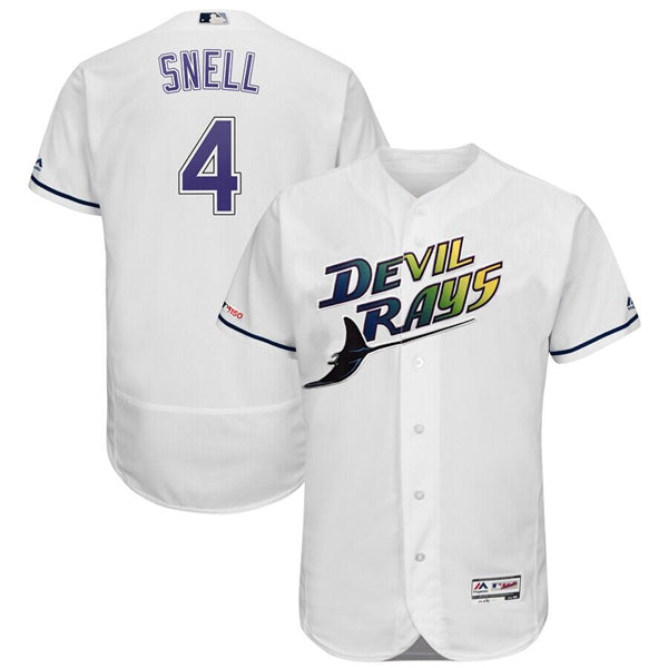 Blake Snell Tampa Bay Rays white jersey