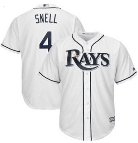 Blake Snell Tampa Bay Rays white jersey