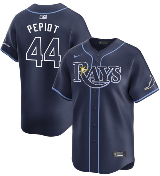 Ryan Pepiot Tampa Bay Rays navy Away jersey