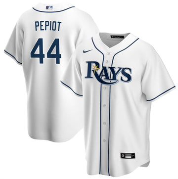 Ryan Pepiot Tampa Bay Rays white jersey