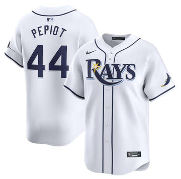 Ryan Pepiot Tampa Bay Rays white Home jersey