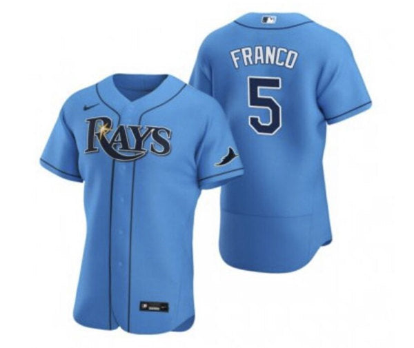 Wander Franco Tampa Bay Rays blue jersey