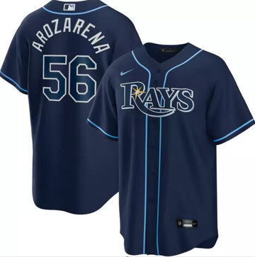 Randy Arozarena Tampa Bay Rays navy jersey