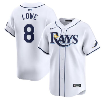 Brandon Lowe Tampa Bay Rays white Home jersey