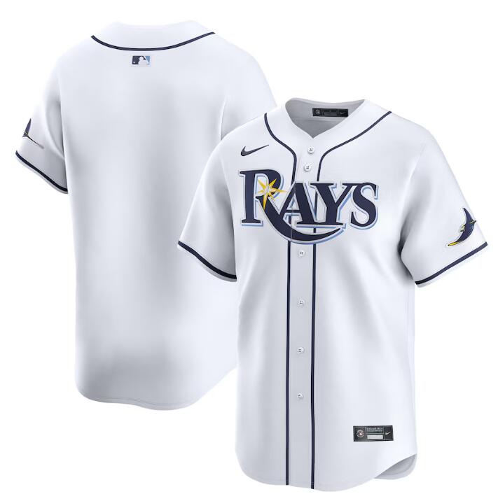 Custom Tampa Bay Rays white Home jersey