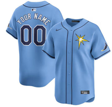 Custom Tampa Bay Rays blue Alternate jersey