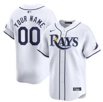 Custom Tampa Bay Rays white Home jersey