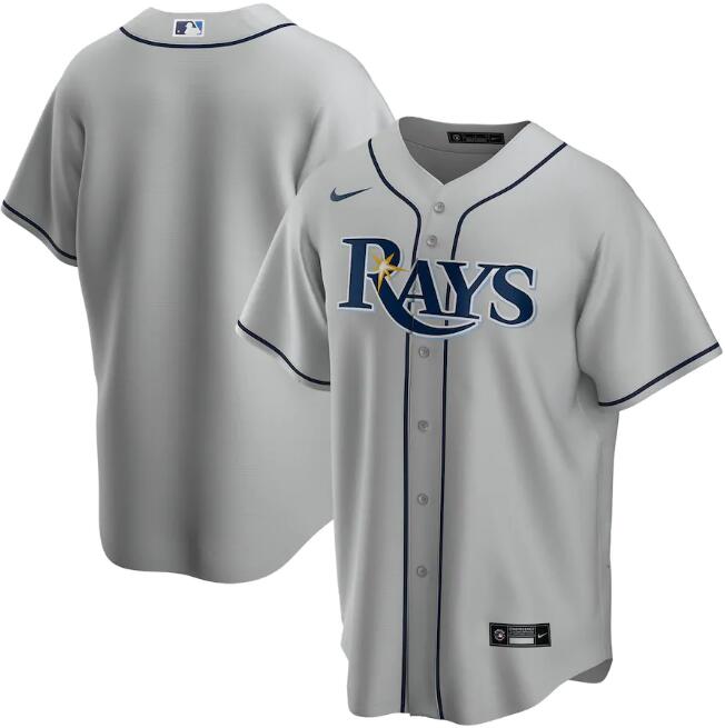 Tampa Bay Rays grey jersey