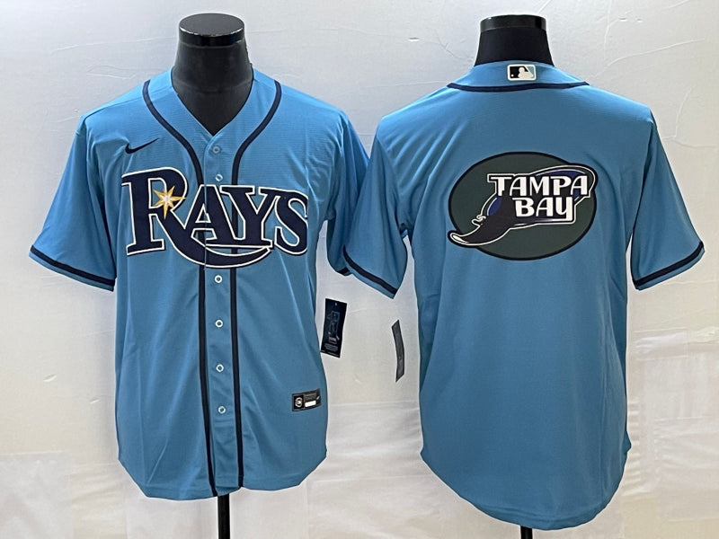 Tampa Bay Rays blue jersey
