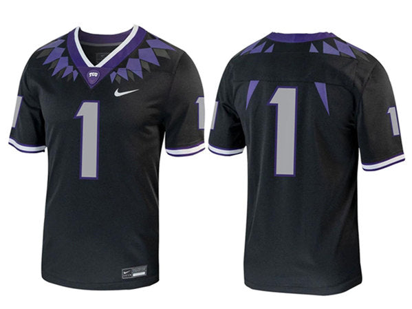TCU Horned Frogs black Game jersey
