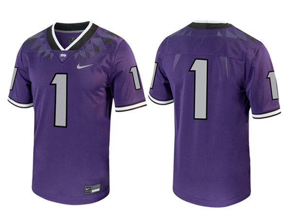 TCU Horned Frogs purple Game jersey