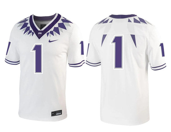 TCU Horned Frogs white Game jersey