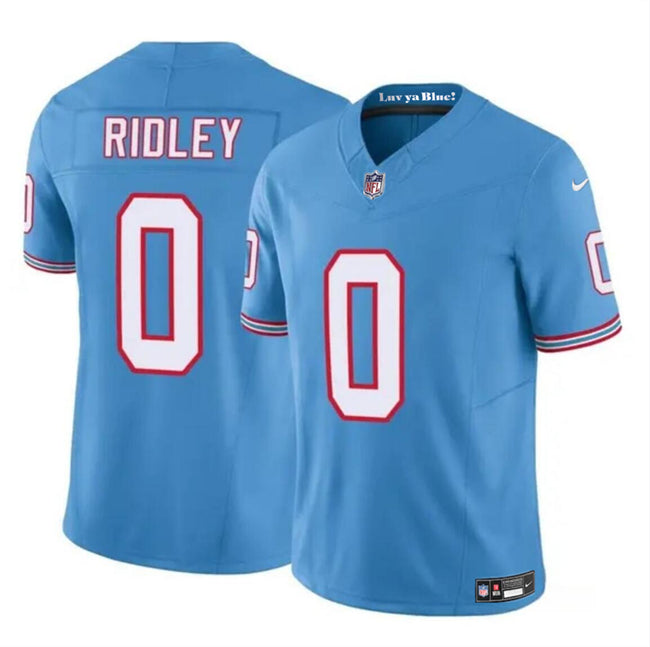 Calvin Ridley Tennessee Titans blue FUSE jersey