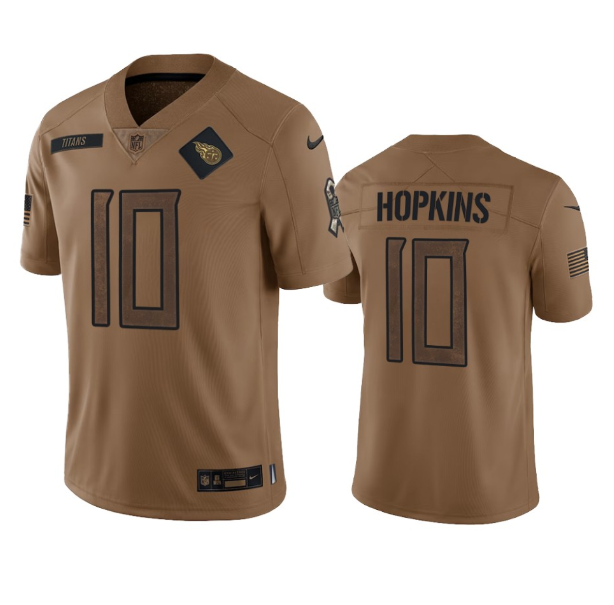 DeAndre Hopkins Tennessee Titans brown Salute To Service jersey