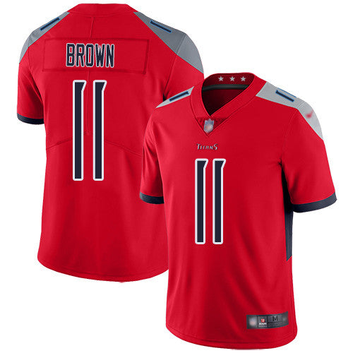 AJ Brown Tennessee Titans red Inverted Legend jersey
