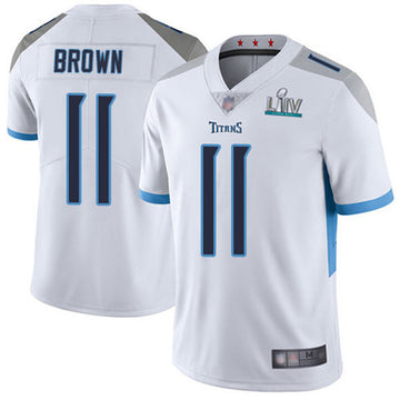 AJ Brown Tennessee Titans white jersey