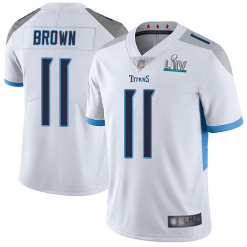 AJ Brown Tennessee Titans white jersey