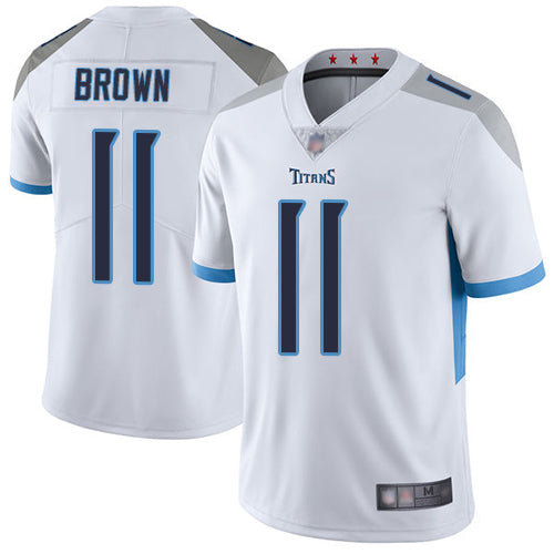 AJ Brown Tennessee Titans white jersey