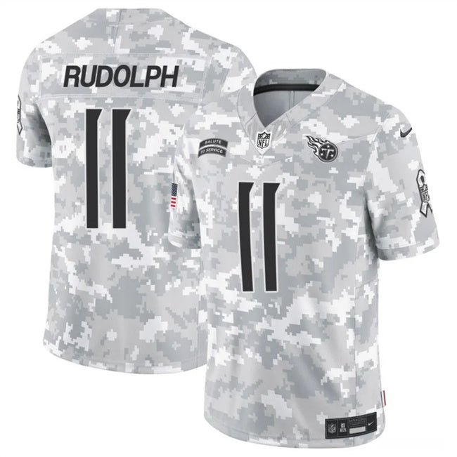 Mason Rudolph Arctic Tennessee Titans camo Salute To Service jersey