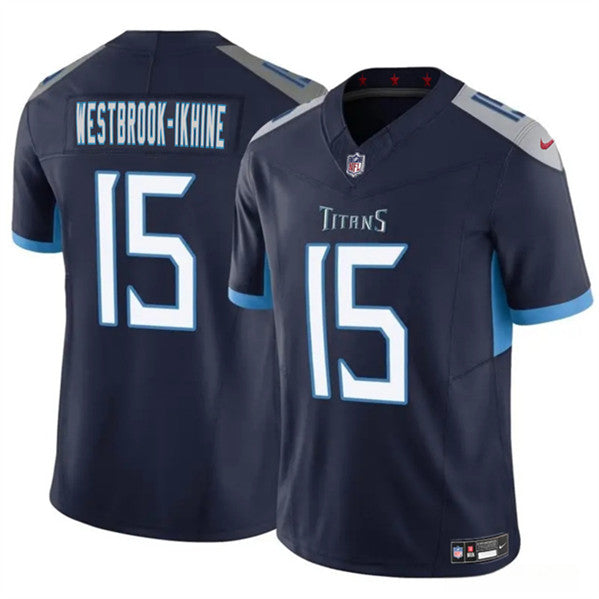 Nick Westbrook-Ikhine Tennessee Titans navy FUSE jersey