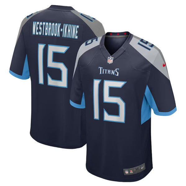 Nick Westbrook-Ikhine Tennessee Titans navy Game jersey