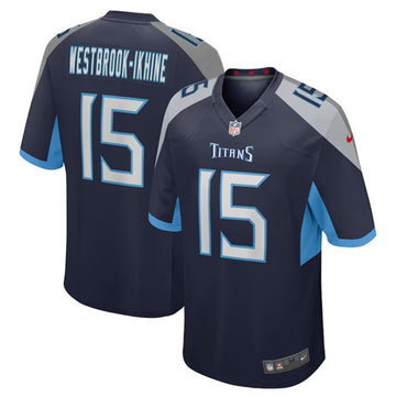 Nick Westbrook-Ikhine Tennessee Titans navy Game jersey