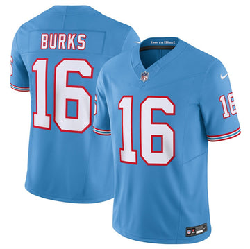 Treylon Burks Tennessee Titans blue FUSE jersey