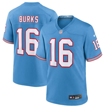 Treylon Burks Tennessee Titans blue Game jersey
