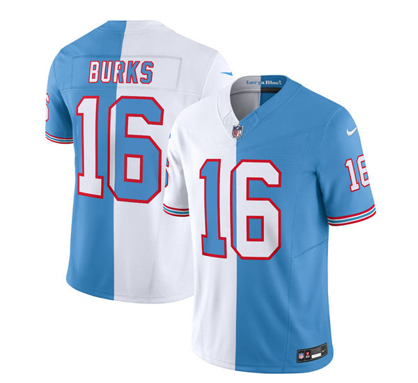 Treylon Burks Tennessee Titans white-blue FUSE jersey