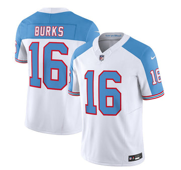 Treylon Burks Tennessee Titans white-blue FUSE jersey